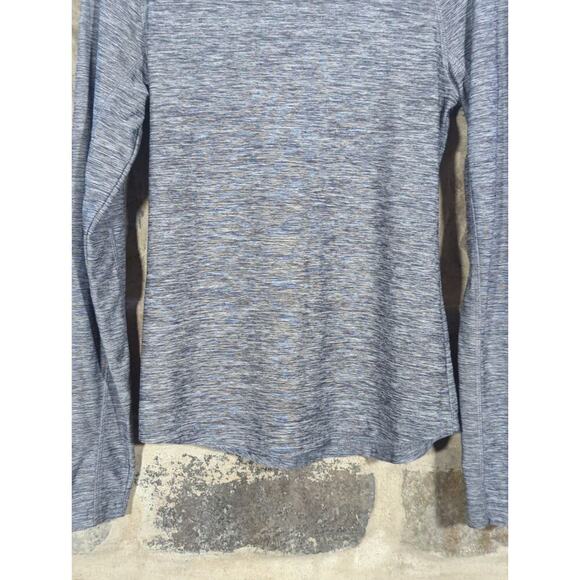 Colosseum Notre Dame Top Woman's Small Gray 1/4 Zip Fitted Lightweight Running - Picture 9 of 12